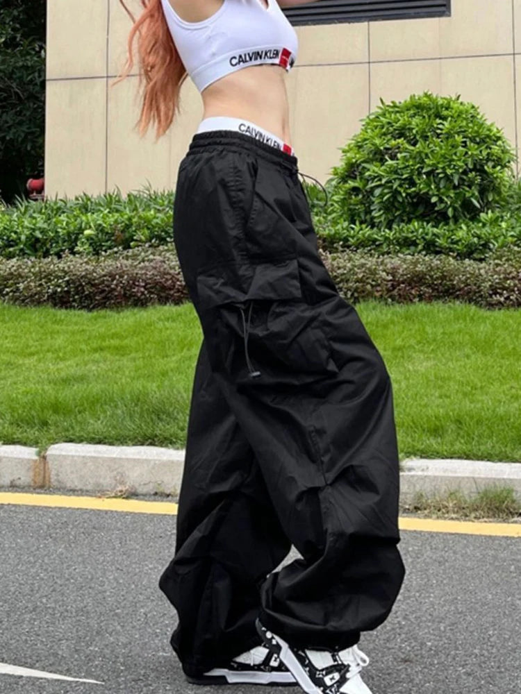 Y2k Premium PNDAH Parachute Oversize Sweatpants