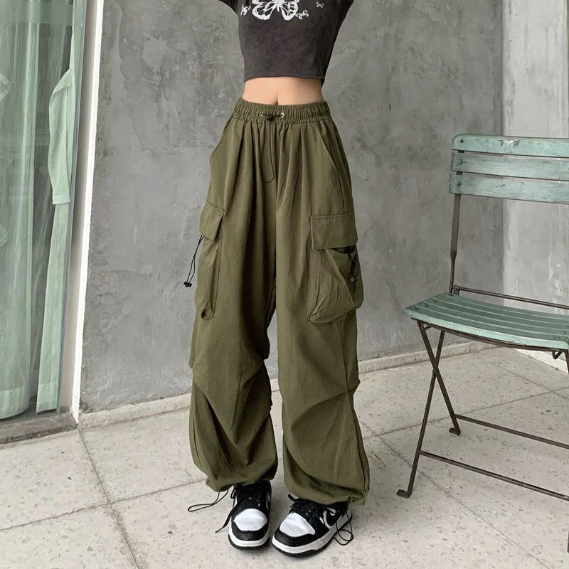 Y2k Premium PNDAH Parachute Oversize Sweatpants