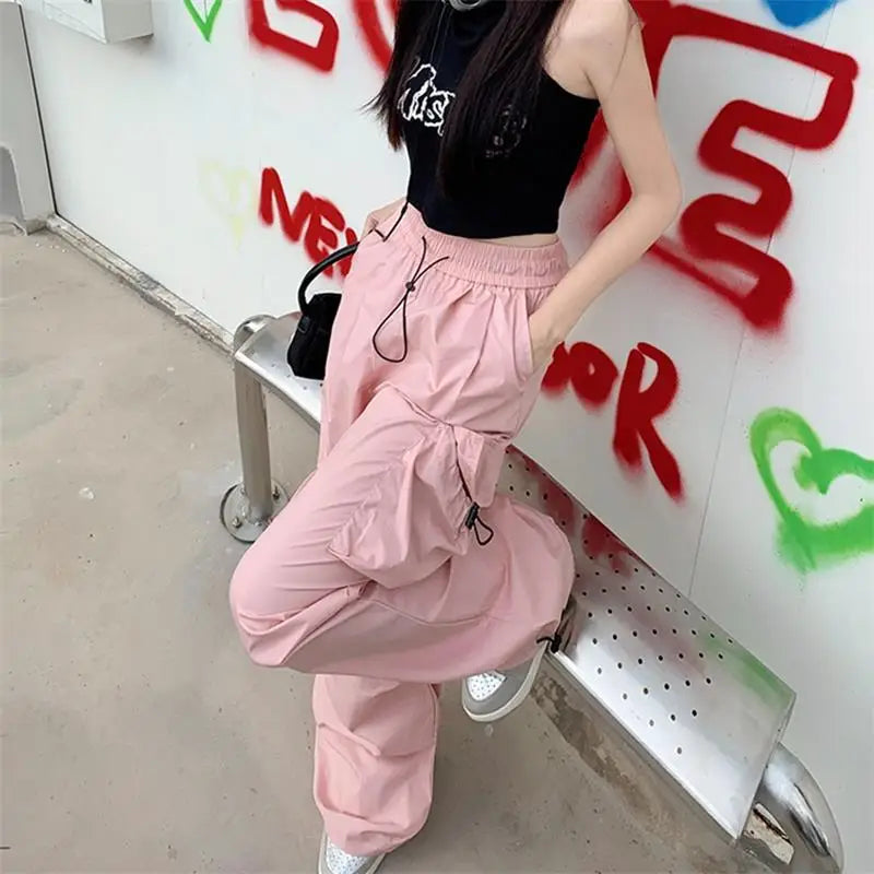 Y2k Premium PNDAH Parachute Oversize Sweatpants